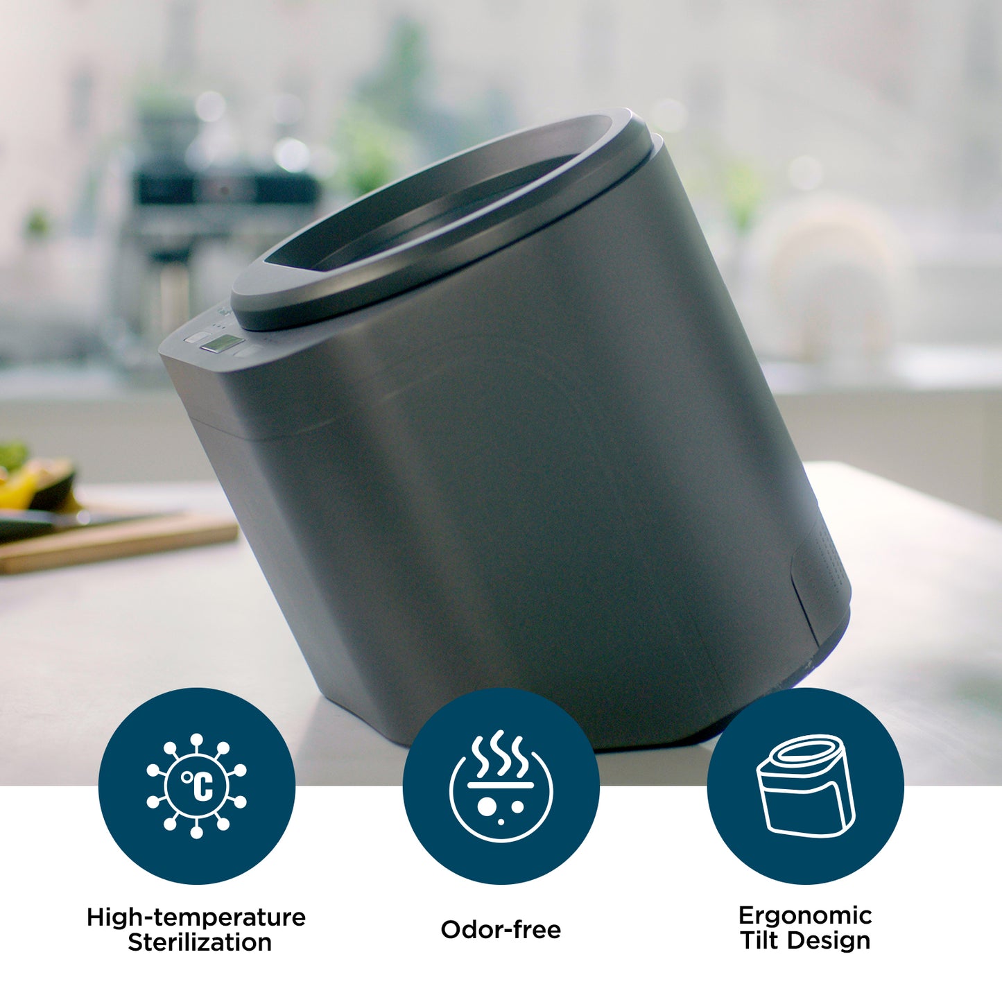 Cavdle WasteCycler DCEC01-Visual Kitchen Waste Disposal & Composter